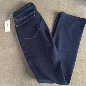 NWT J Brand Dark Indigo Bombshell Straight Leg Jeans - size 28